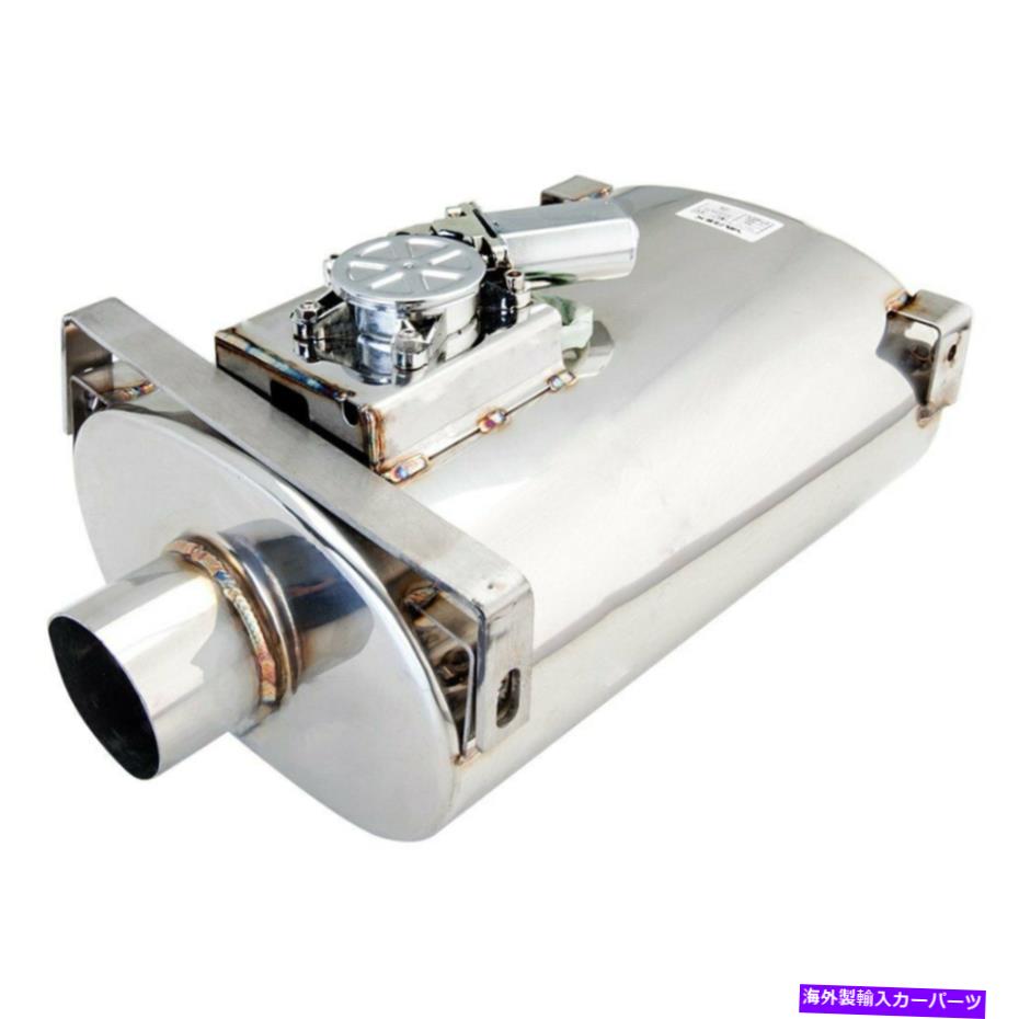 マフラー 排気マフラーヴァレックスステンレススチール楕円形の排気マフラーWフロントとリアサイド Exhaust Muffler Varex Stainless Steel Oval Exhaust Muffler w Front & Rear Side【並行輸入品】