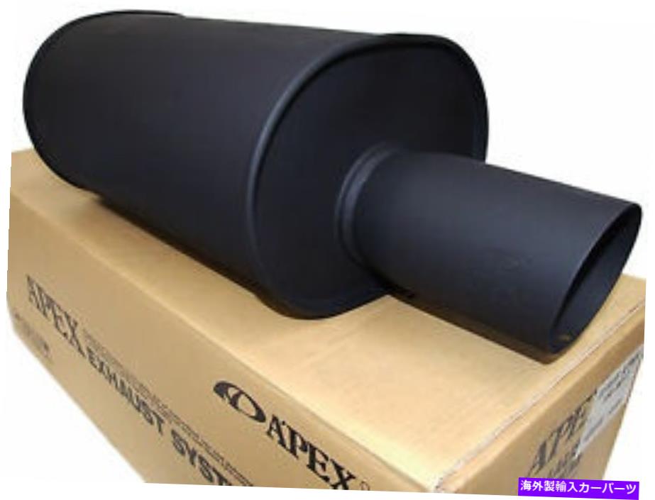 マフラー Apexi WS2 Noir Black Universal Exhonal Muffler（N/A 60.5mmインレット105mmチップ） Apexi WS2 Noir Black Universal Exhaust Muffler (N/A 60.5mm Inlet 105mm Tip)【並行輸入品】