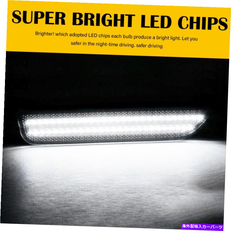 サイドマーカー10-14のフォードマスタングLEDフロントスモークレンズサイドマーカーターンランプ信号ライトFor10-14FordMustangLEDFrontSmokeLensSideMarkerTurnLampsSignalLights