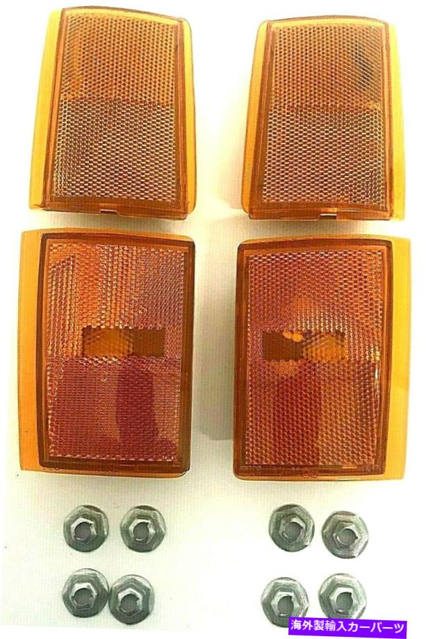 サイドマーカー アッパーローワー＆LHハンド＆RHハンドサイドマーカーランプライトシボレートラック88-93キット UPPER LOWER & LH HAND & RH HAND SIDE MARKER LAMPS LIGHTS CHEVY TRUCK 88-93 KIT【並行輸入品】
