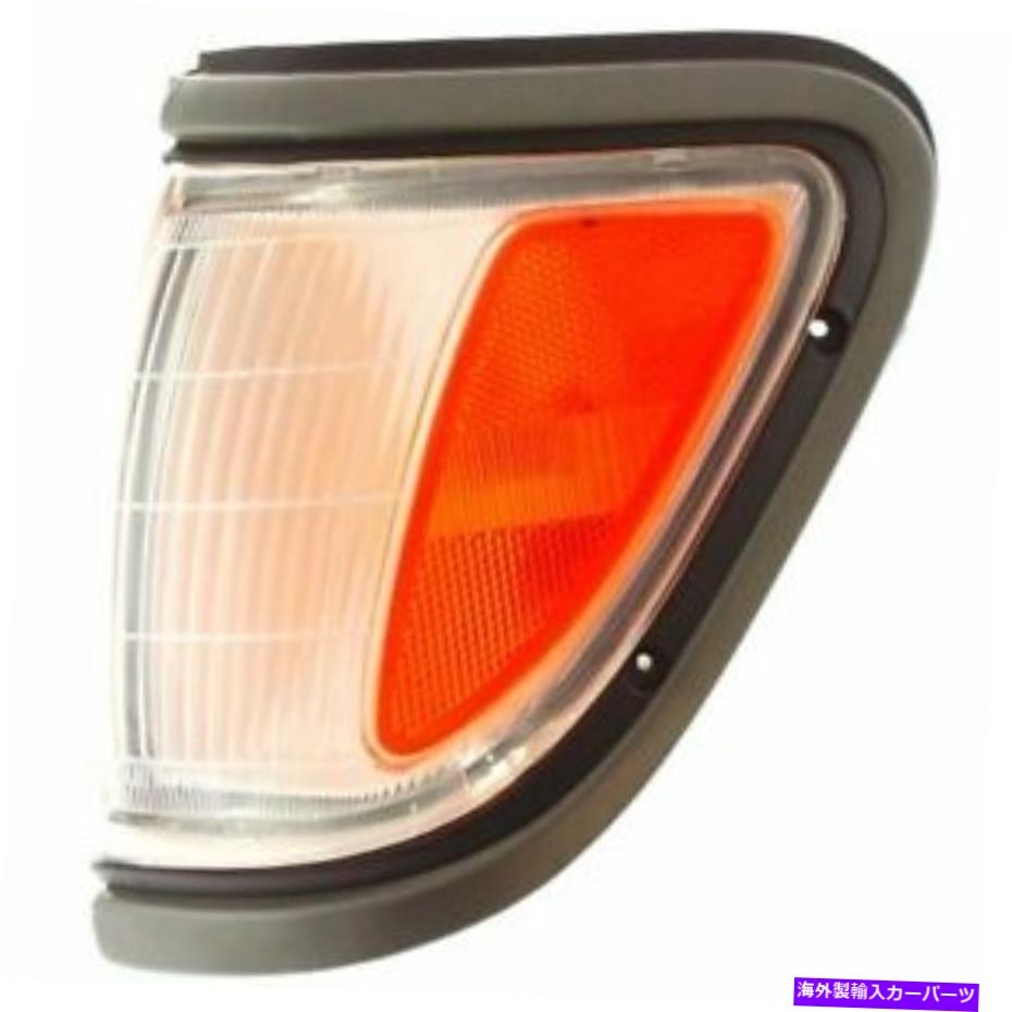 サイドマーカー 1995 1996 1997 Ty Tacoma 4WDパークサイドマーカーブラックライト左側に適合 1995 1996 1997 Fits For TY Tacoma 4WD Park Side Marker Black Light Left Side【並行輸入品】