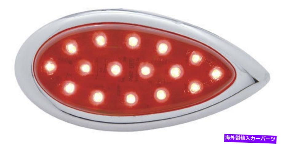 サイドマーカー （2）Red 16 LED RVトラックトレーラーサイドマーカークリアランスライト /クロムベゼル (2) Red 16 LED RV Truck Trailer Side Marker Clearance Lights / Chrome Bezels【並行輸入品】 30,745円