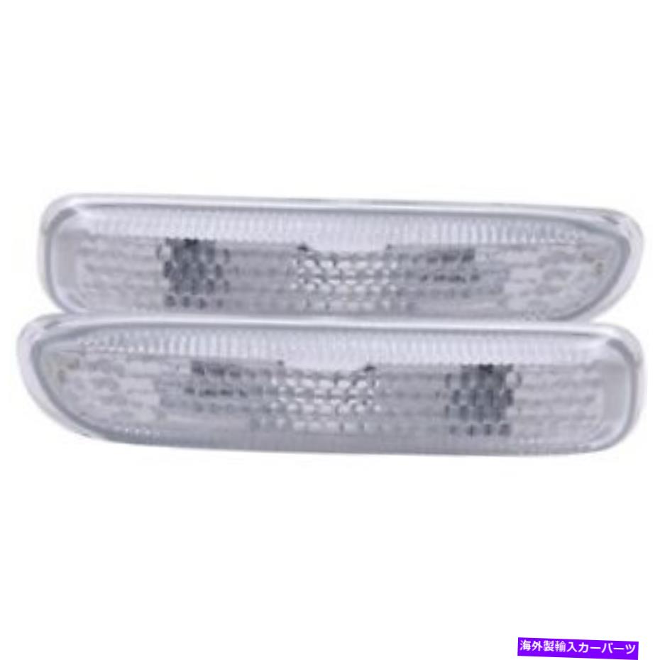 サイドマーカー 1999-2001 BMW 3シリーズのAnzoサイドマーカーライトはクリア ANZO Side Marker Lights Clear for 1999-2001 BMW 3 Series【並行輸入品】