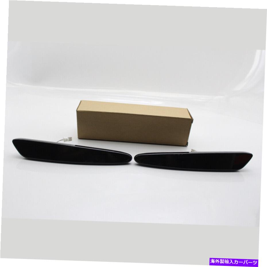 サイドマーカー Chevy Corvette C6 05-12フロントサイドバンパーマーカーライトLEDターン信号ランプ用 For Chevy Corvette C6 05-12 Front Side Bumper Marker Light LED Turn Signal Lamp【並行輸入品】