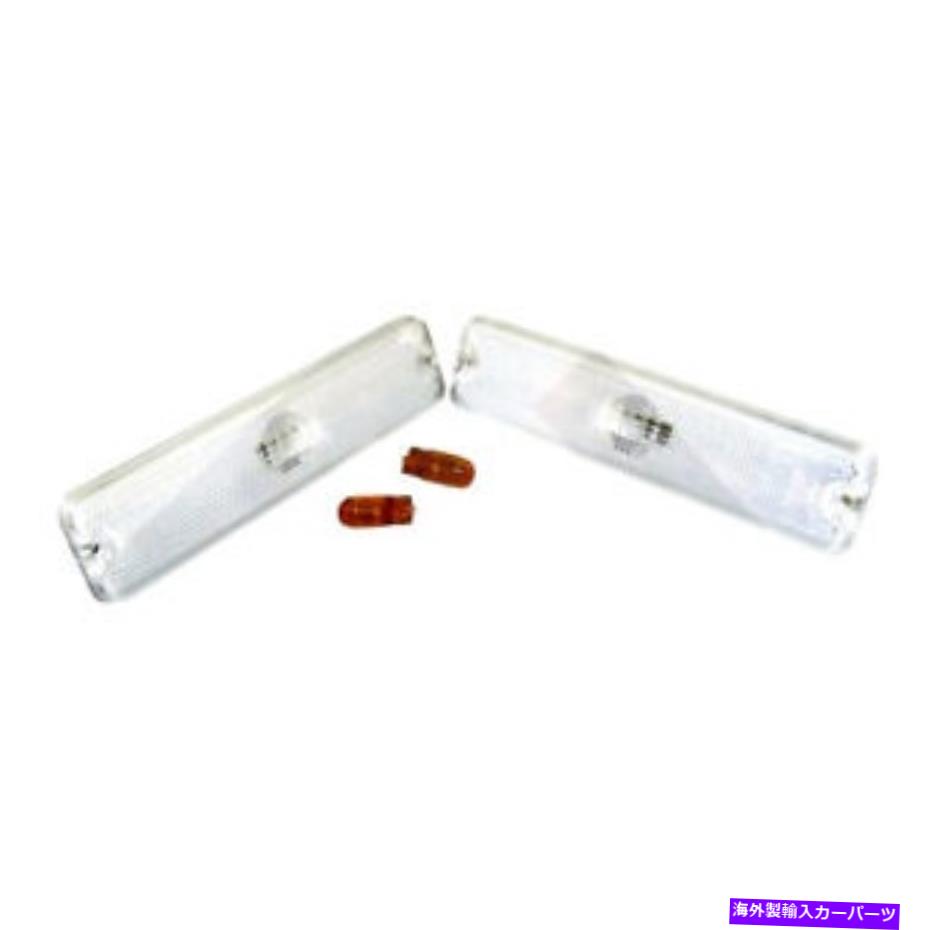 サイドマーカー ジープラングラーのサイドマーカーランプキットYJ 1987-1995 RT28013クラウン Side Marker Lamp Kit Clear for Jeep Wrangler YJ 1987-1995 RT28013 Crown【並行輸入品】
