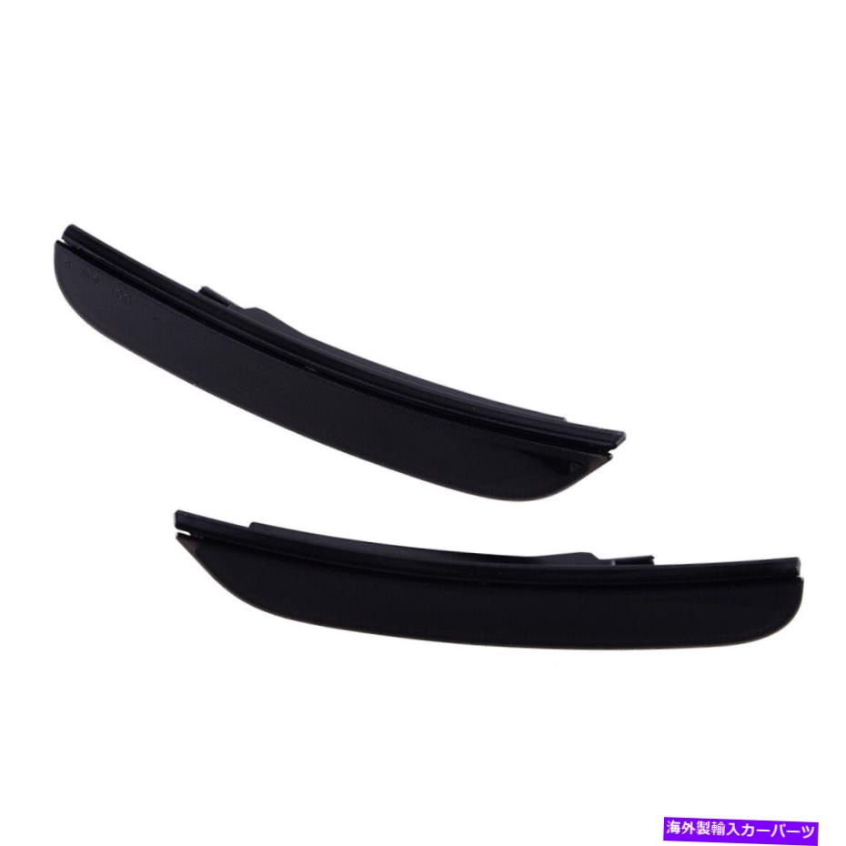 サイドマーカー ブラックレンズカーLEDフロントサイドマーカーライトランプは、ドッジチャージャー15-21に適しています Black Lens Car LED Front Side Marker Light Lamp Fit For Dodge Charger 15-21【並行輸入品】