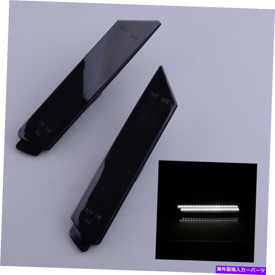 サイドマーカー 2PCSフロントバンパーLEDサイドマーカーライトランプシボレーカマロ2010-2015に適しています 2Pcs Front Bumper LED Side Marker Light Lamp Fit For Chevrolet Camaro 2010-2015【並行輸入品】 30,745円