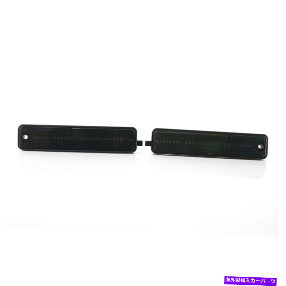 サイドマーカー ポンティアックファイアバードに適したカーペアリアバンパーLEDサイドライト1993-2002ブラック Car Pair Rear Bumper LED Side Light Fit For Pontiac Firebird 1993-2002 Black【並行輸入品】