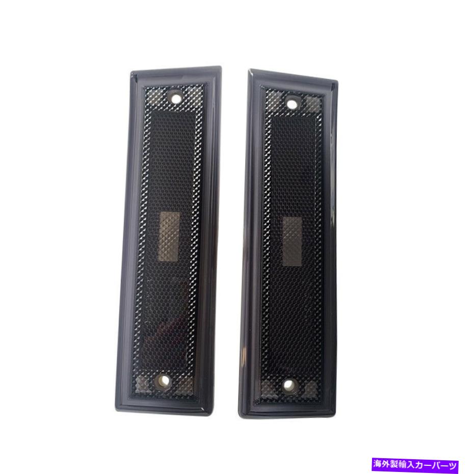 サイドマーカー シボレーC10 C20 C30 GMC C1500 C2500用の2PCフロントサイドスモークマーカーライトランプランプ 2PC Front Side Smoke Marker Light Lamp For Chevrolet C10 C20 C30 GMC C1500 C2500【並行輸入品】