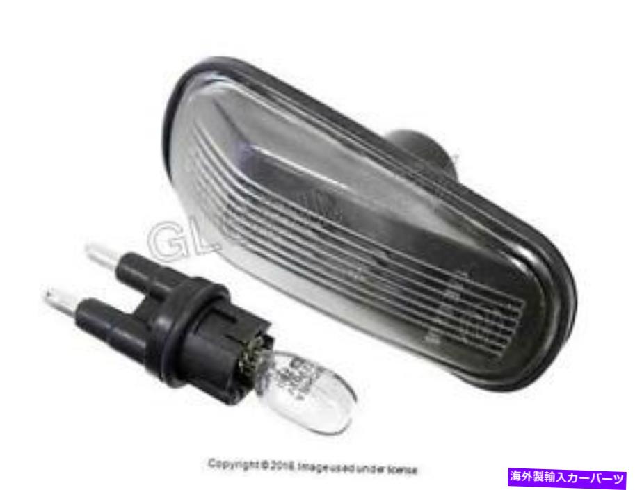 サイドマーカー Saab 9-3 9-5（1999-2005）サイドマーカーライト（白）フロント左または右（1）uro Saab 9-3 9-5 (1999-2005) Side Marker Light (White) Front Left or Right (1) URO【並行輸入品】