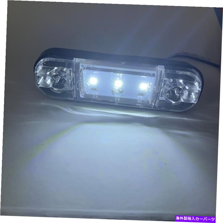 サイドマーカー 10PCS 3/4赤いクリアランスマーカーライトLEDトラックトレーラーラウンドサイドブレットライト 10pcs 3/4 Red Clearance Marker Lights LED Truck Trailer Round Side Bullet Light【並行輸入品】
