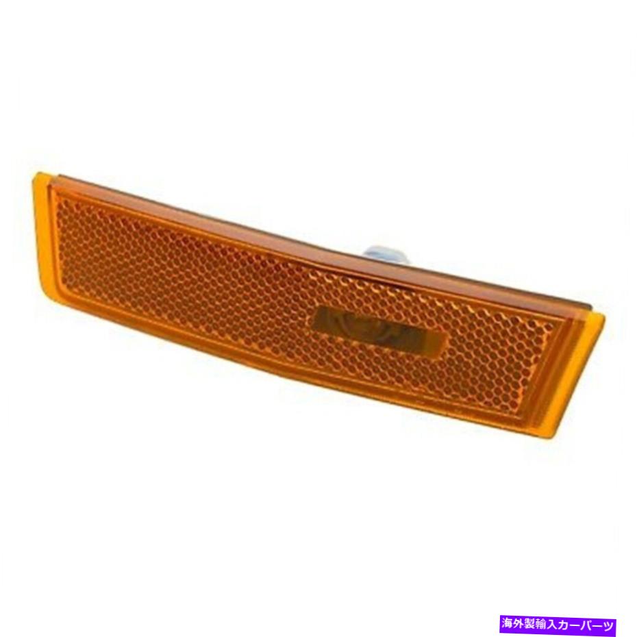 サイドマーカー 1xフロントバンパードライバーサイドマーカーLin/coln mkx 07-10用オレンジリフレクター 1x Front Bumper Driver Side Marker Light Orange Reflector For Lin/coln MKX 07-10【並行輸入品】