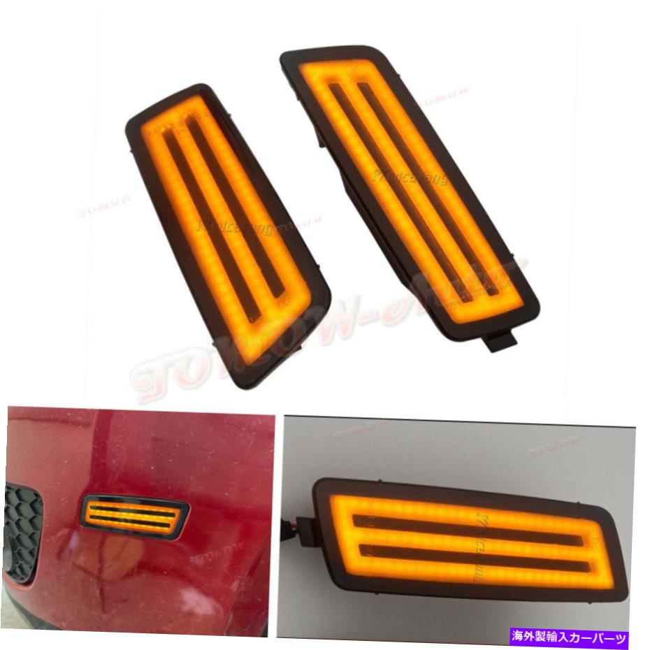 サイドマーカー フォルクスワーゲンVW R32 2008 MK6ゴルフTDIジェッタ2005+の2x LEDサイドマーカーライト 2x LED Side Marker Light For Volkswagen VW R32 2008 MK6 Golf TDI Jetta 2005+【並行輸入品】