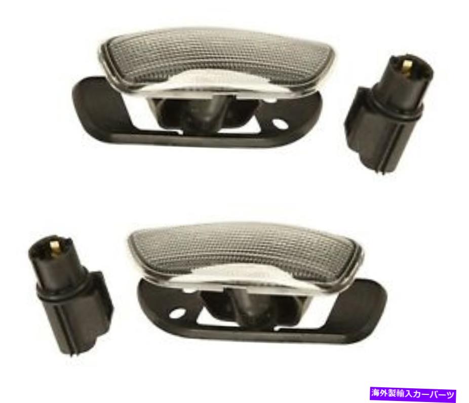 サイドマーカー Saab S60 S80 V70 XC90 XC70用のPro Parts Leed Left Side Marker Lights PRO PARTS Rear Left and Right Side Marker Lights for Saab S60 S80 V70 XC90 XC70【並行輸入品】