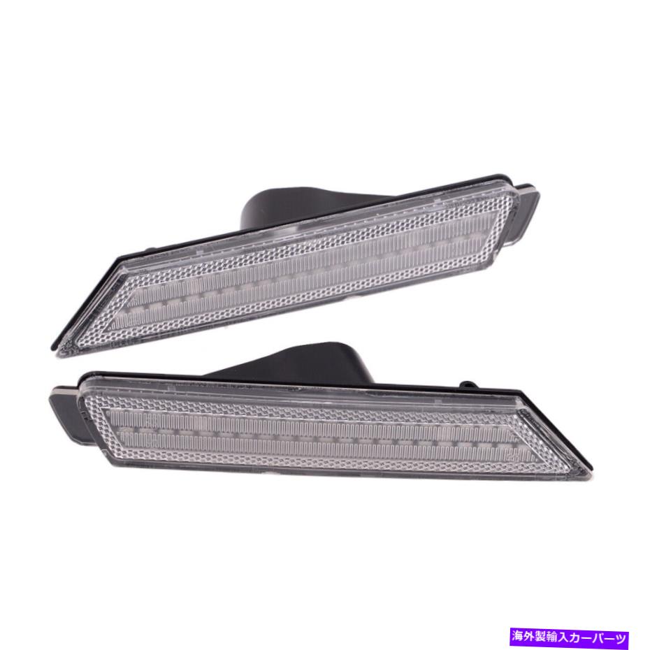 サイドマーカー フロントクリアフェンダーサイドマーカーライトフィットシボレーカマロ10-2015 Front Clear Fender Side Marker Light fit for Chevy Camaro 10-2015【並行輸入品】