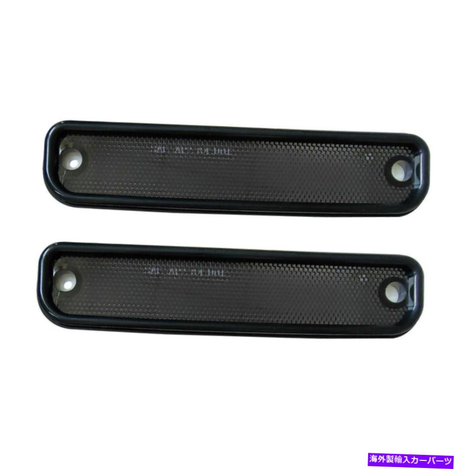 サイドマーカー Smoke Side Marker Light + Trim 73-80 GMC用シボレーピックアップブレザー耐久性 Smoke Side Marker Light + Trim 73-80 For GMC For Chevy Pickup Blazer Durable New【並行輸入品】
