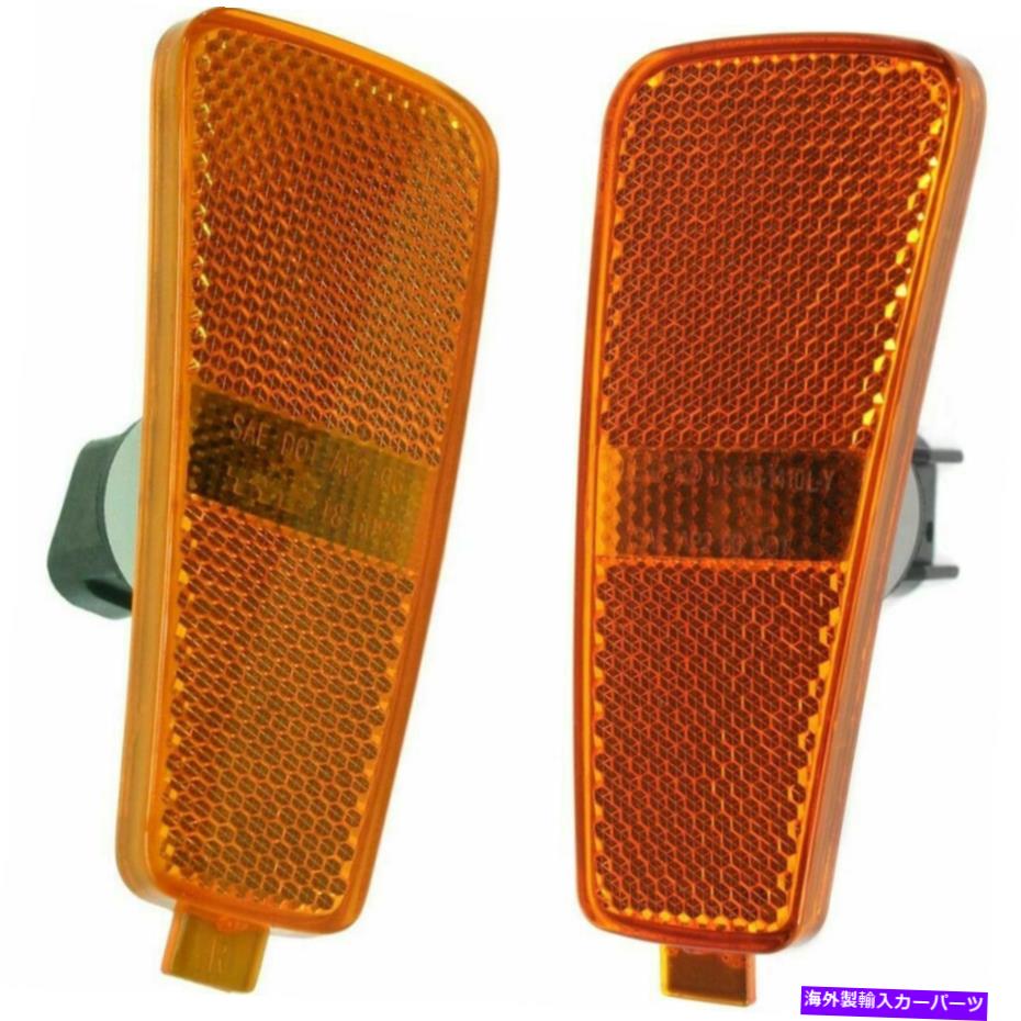 サイドマーカー 2006-11シボレーHHRのフロント左側と右側のマーカー駐車ライトアセンブリ Front Left & Right Side Marker Parking Light Assembly For 2006-11 Chevrolet HHR【並行輸入品】