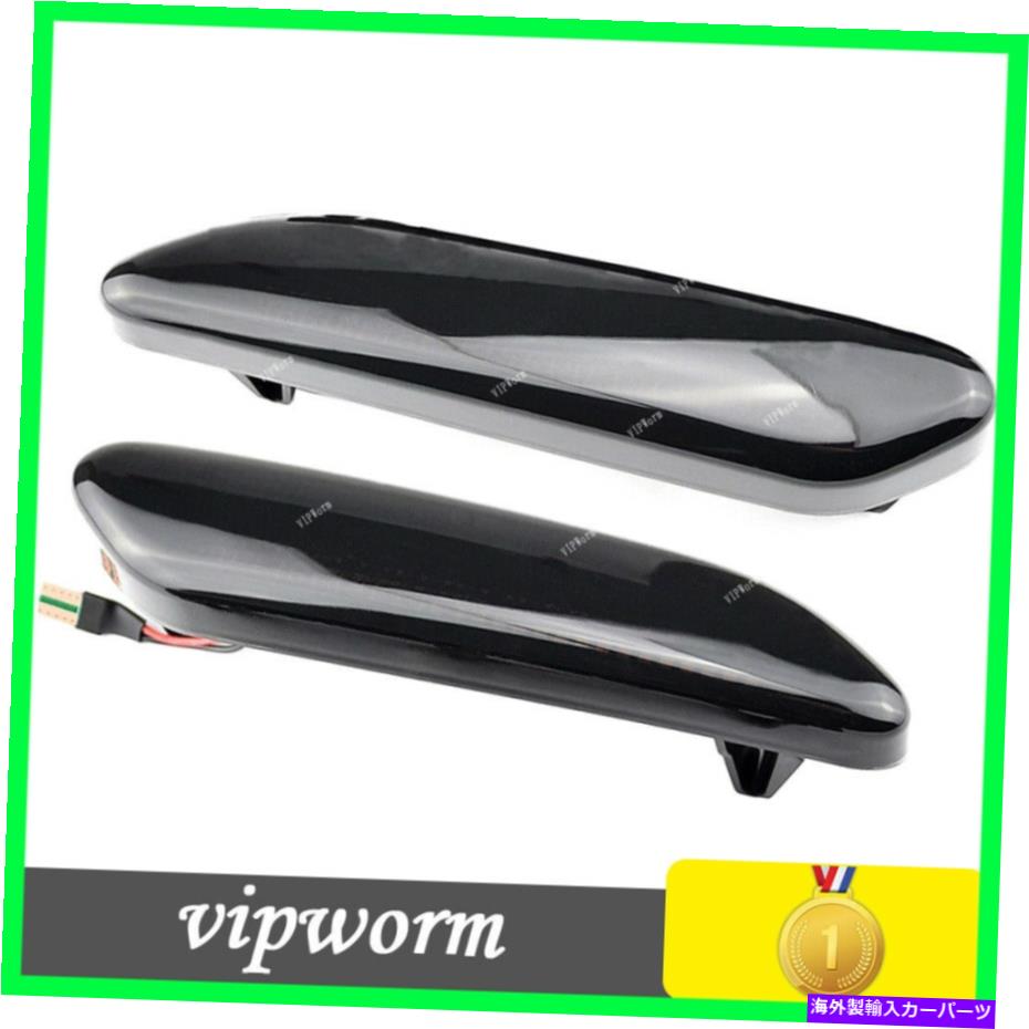 サイドマーカー 1ペアフェンダーLEDサイドマーカーライトブラック2014 2014 2017 Mini Cooper R60/R6 1 Pair Fender LED Side Marker Lights Black For 2012 2014 2017 Mini Cooper R60/R6【並行輸入品】