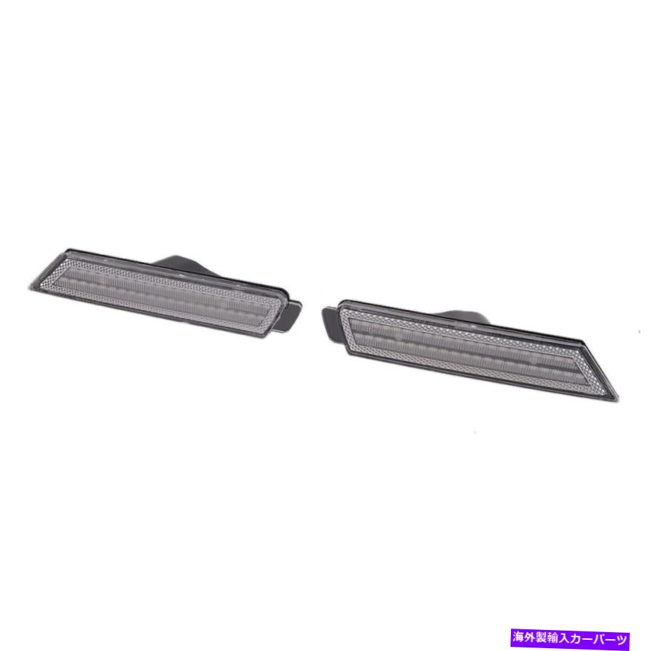 サイドマーカー フロントクリアフェンダーサイドマーカーライトフィットシボレーカマロ2010-15 Front Clear Fender Side Marker Light fit for Chevy Camaro 2010-15【並行輸入品】