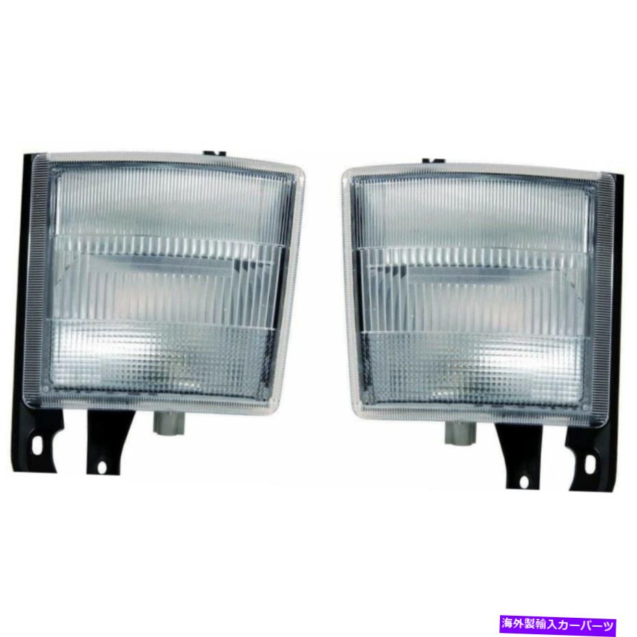 サイドマーカー 日産ピックアップサイドマーカーライト1986 1987 LHとRHサイドペア For Nissan Pickup Side Marker Light 1986 1987 LH and RH Side Pair【並行輸入品】