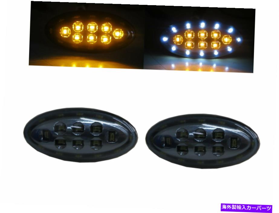 サイドマーカー Mazda5クルー/CR3W MK2 2006-2010 5DデュアルLEDサイドマーカーライトスモークマツダ MAZDA5 CREW/CR3W MK2 2006-2010 5D Dual LED Side Marker Light Smoke for MAZDA【並行輸入品】