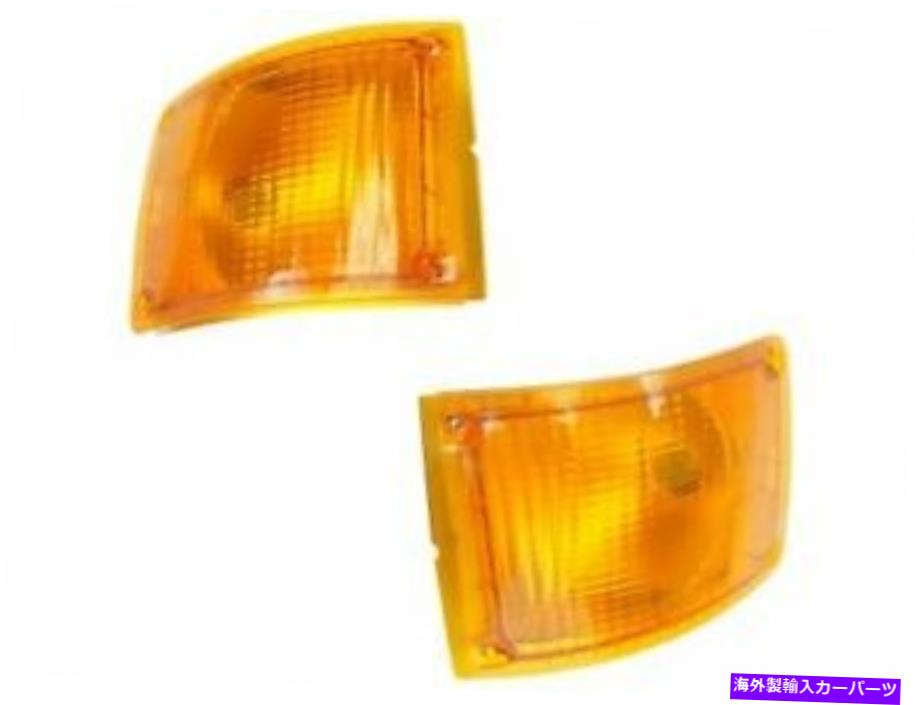 サイドマーカー フロントサイドマーカーライトセットは国際4700 1990-2002 94NZPKに適合します Front Side Marker Light Set fits International 4700 1990-2002 94NZPK【並行輸入品】
