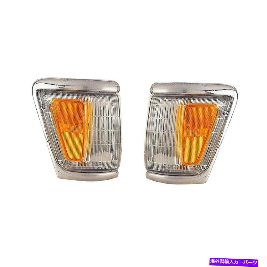 サイドマーカー サイドマーカーライトの新しいペアはトヨタピックアップ4WD 92-95 81610-35120 TO2520129 NEW PAIR OF SIDE MARKER LIGHT FITS TOYOTA PICKUP 4WD 92-95 81610-35120 TO2520129【並行輸入品】