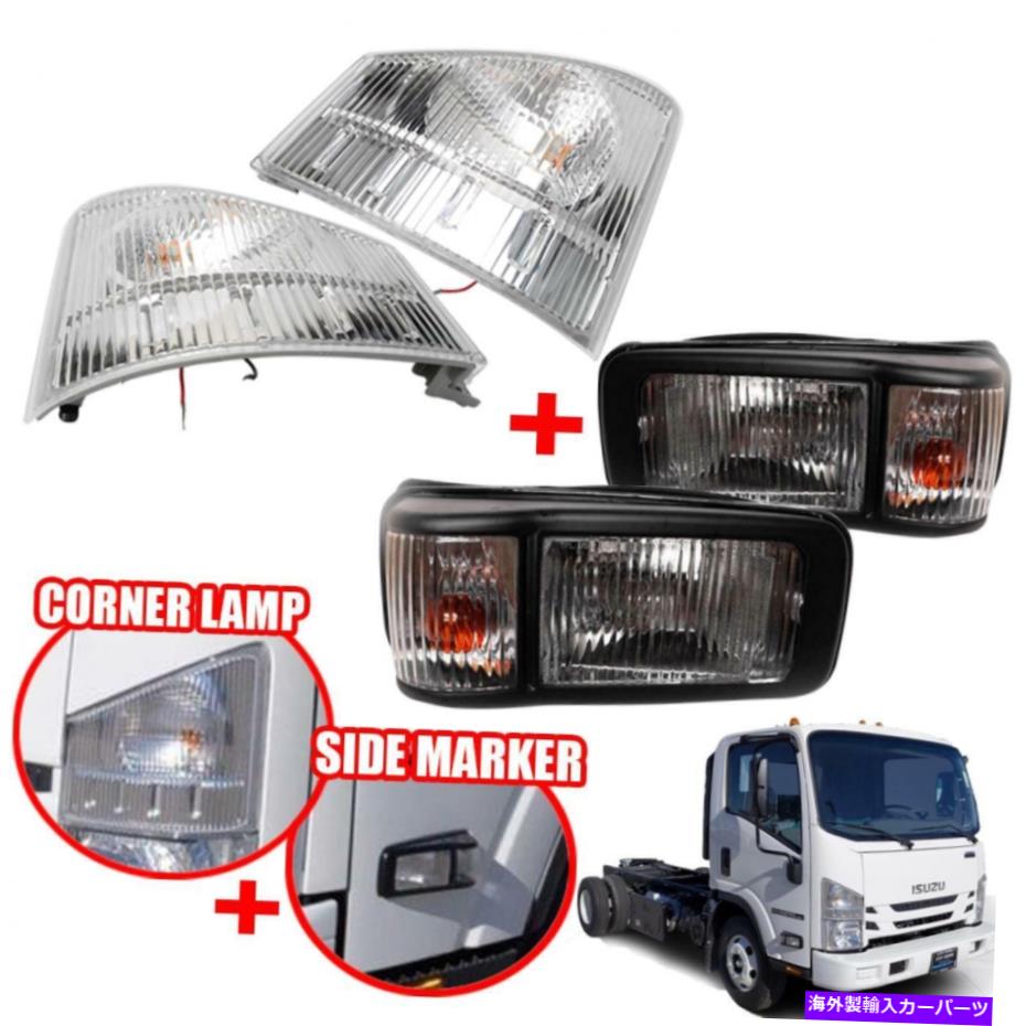 サイドマーカー セットコーナーランプサイドマーカーライト24V。 3 Socket for isuzu elf npr nqr 2009-2017 Set Corner Lamp Side Marker Light 24V. 3 Socket For Isuzu ELF NPR NQR 2009-2017【並行輸入品】
