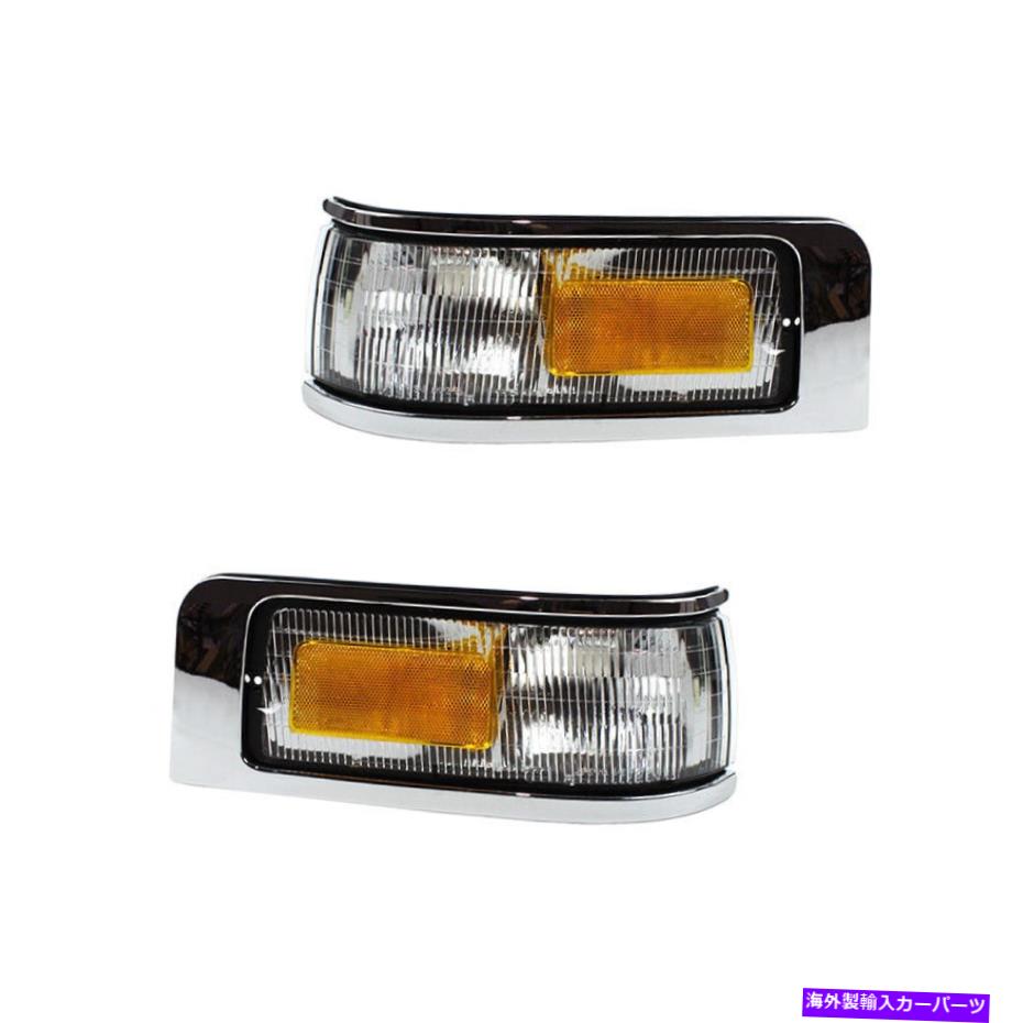 サイドマーカー 新しいサイドマーカーライトペアリンカーンタウンカー95-97 F5VY-15A201-A FO2550132 NEW SIDE MARKER LIGHT PAIR FITS LINCOLN TOWN CAR 95-97 F5VY-15A201-A FO2550132【並行輸入品】