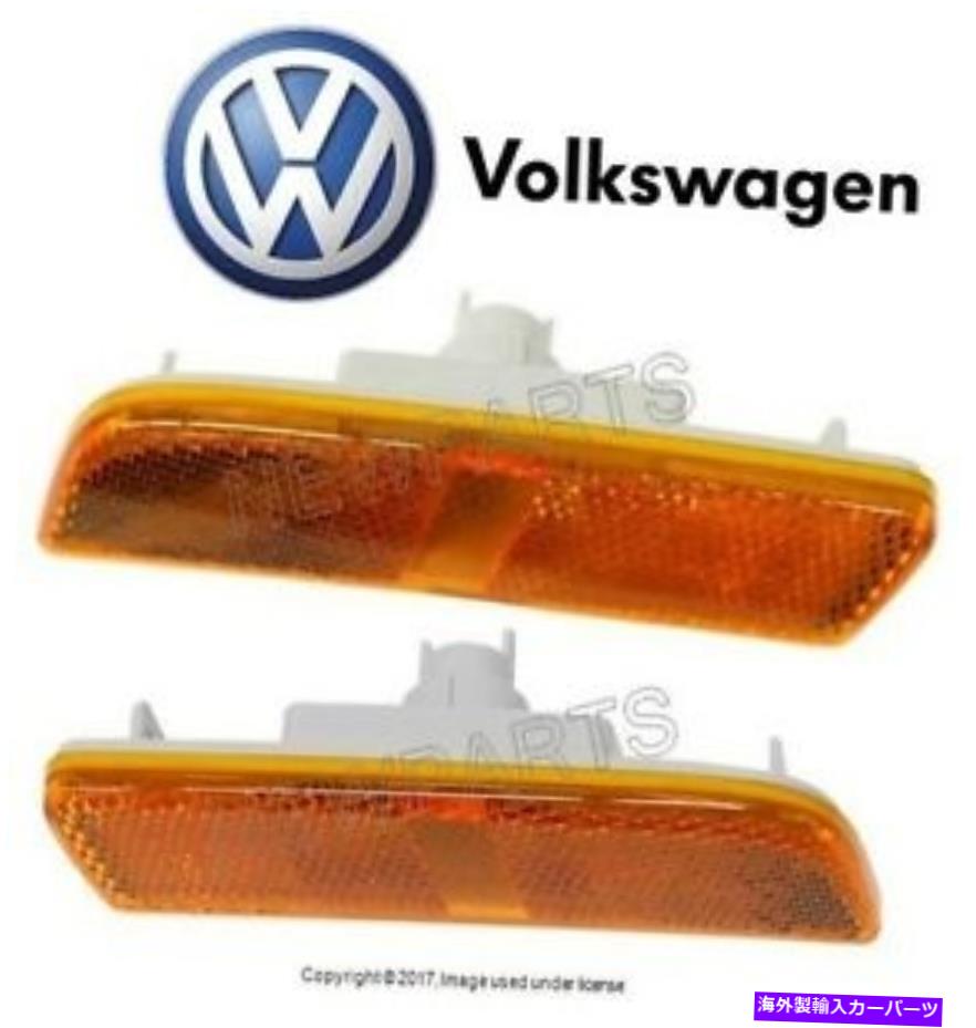 サイドマーカー VW Tiguan 09-16ペアセット2フロントドライバーとパスの場合。サイドマーカーライト For VW Tiguan 09-16 Pair Set Of 2 Front Driver & Pass. Side Marker Light【並行輸入品】