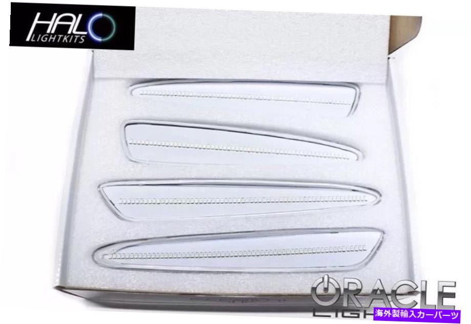 サイドマーカー 2005-2013 C6 Corvette Oracle SMDコンセプトサイドマーカー（4のセット）[クリアレンズ] 2005-2013 C6 Corvette Oracle SMD Concept Side Markers (Set of 4) [Clear Lens]【並行輸入品】