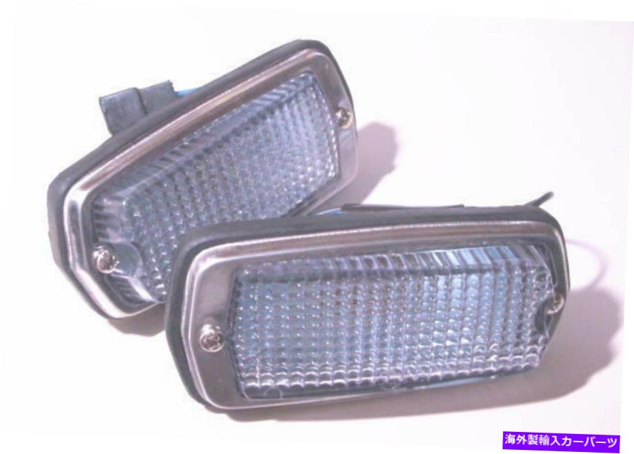 サイドマーカー 新しいDatsunサイドマーカーは240Z S30ZインジケータライトFairlady Z Blinkerペアをクリアします New Datsun Side Markers Clear 240z S30z Indicator Lights Fairlady z Blinker Pair【並行輸入品】