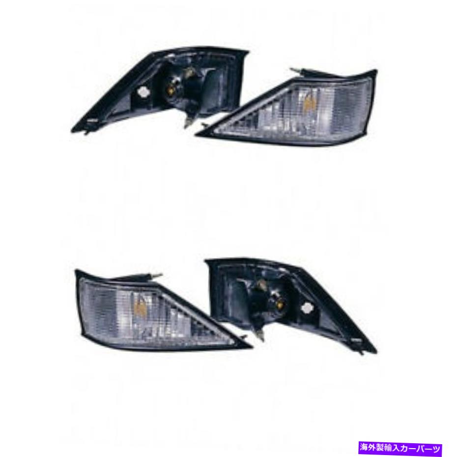 サイドマーカー ビュイックリーガルクーペパーキング/シグナル/サイドマーカーライト1991 1992ペアLHとRH For Buick Regal Coupe Parking/Signal/Side Marker Light 1991 1992 Pair LH and RH【並行輸入品】