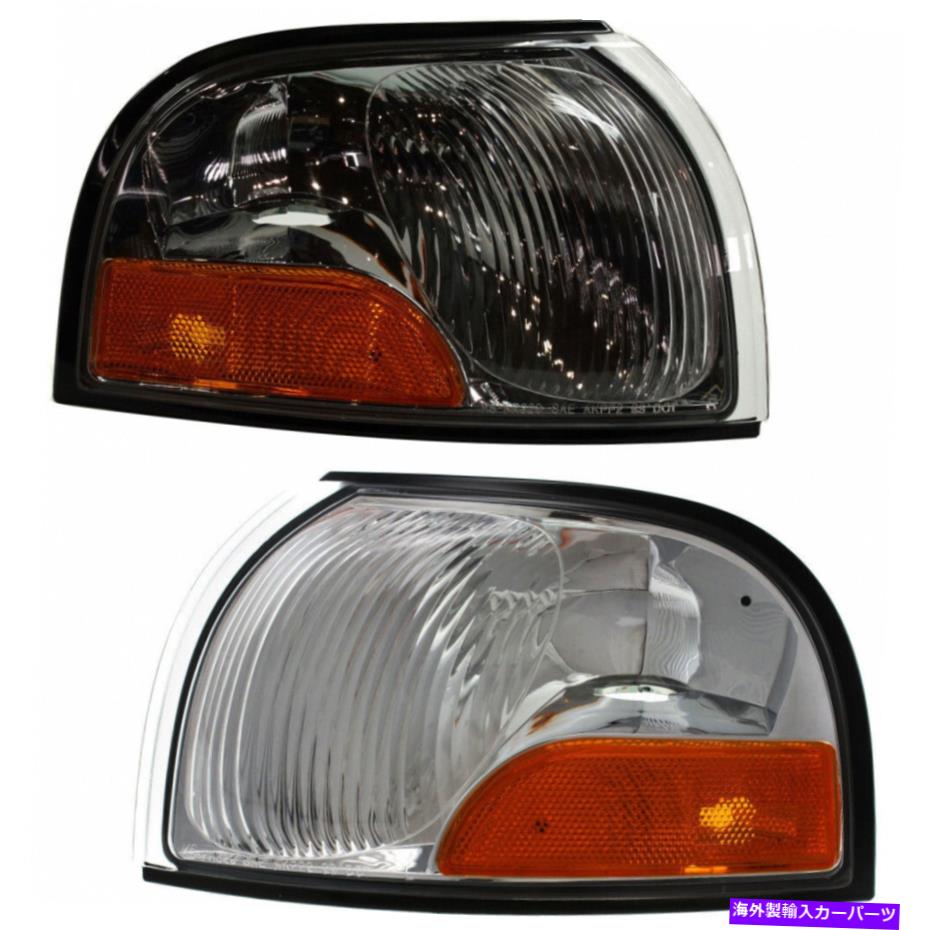 サイドマーカー フィット1999-2000日産クエスト駐車場 /サイドマーカーライトペア Fits 1999 - 2000 Nissan Quest Parking / Side Marker Light Pair【並行輸入品】