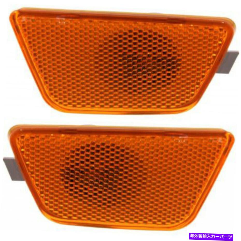 サイドマーカー Chevy Cruze Limited Side Marker Light 2016 LH＆RHペアフロントCAPA GM2550198用 For Chevy Cruze Limited Side Marker Light 2016 LH & RH Pair Front CAPA GM2550198【並行輸入品】