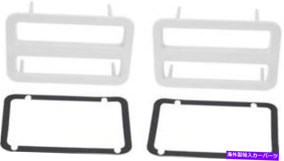 サイドマーカー 1971 Dodge Charger Front Side Marker Bezels;ペア 1971 Dodge Charger Front Side Marker Bezels; Pair【並行輸入品】