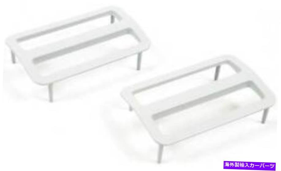 サイドマーカー 1971ダッジ充電器リアサイドマーカーベゼル。ペア 1971 Dodge Charger Rear Side Marker Bezels; Pair【並行輸入品】
