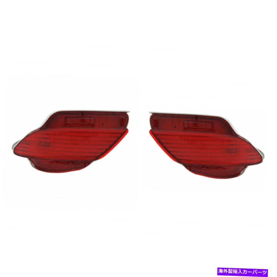 サイドマーカー Lexus RX350/RX450H 2010-2015バンパーリフレクターLH&RHサイドペアリアCAPA用 For Lexus RX350/RX450H 2010-2015 Bumper Reflector LH & RH Side Pair Rear CAPA【並行輸入品】