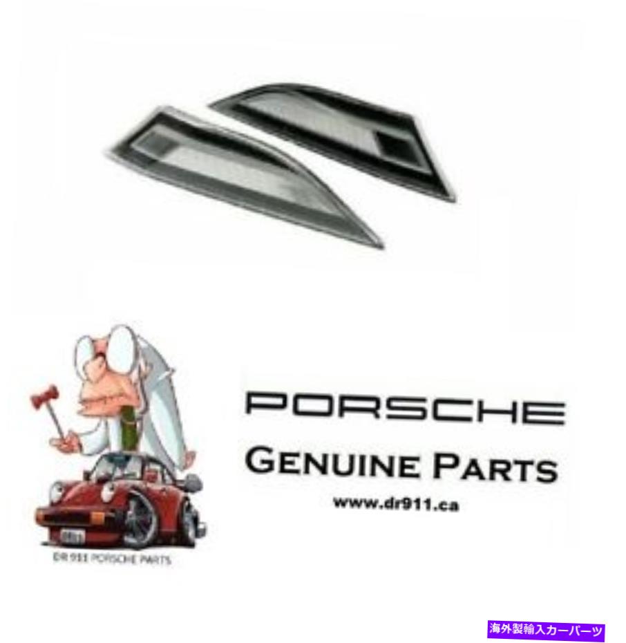 サイドマーカー ポルシェ992クリアサイドマーカーライトセット911カレラC4 C4S LED本物（2020+） Porsche 992 Clear Side Marker Light Set 911 Carrera C4 C4S LED GENUINE (2020+)【並行輸入品】