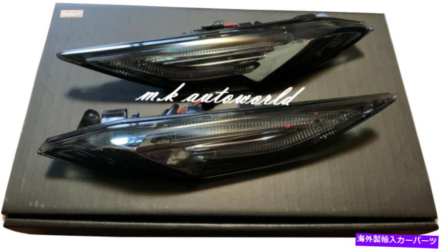 サイドマーカー スモークレンズホワイトLEDライトインジケータサイドマーカーポルシェ958カイエンS GT Smoke Lens White LED Light Indicator Side Marker For Porsche 958 Cayenne S GT【並行輸入品】
