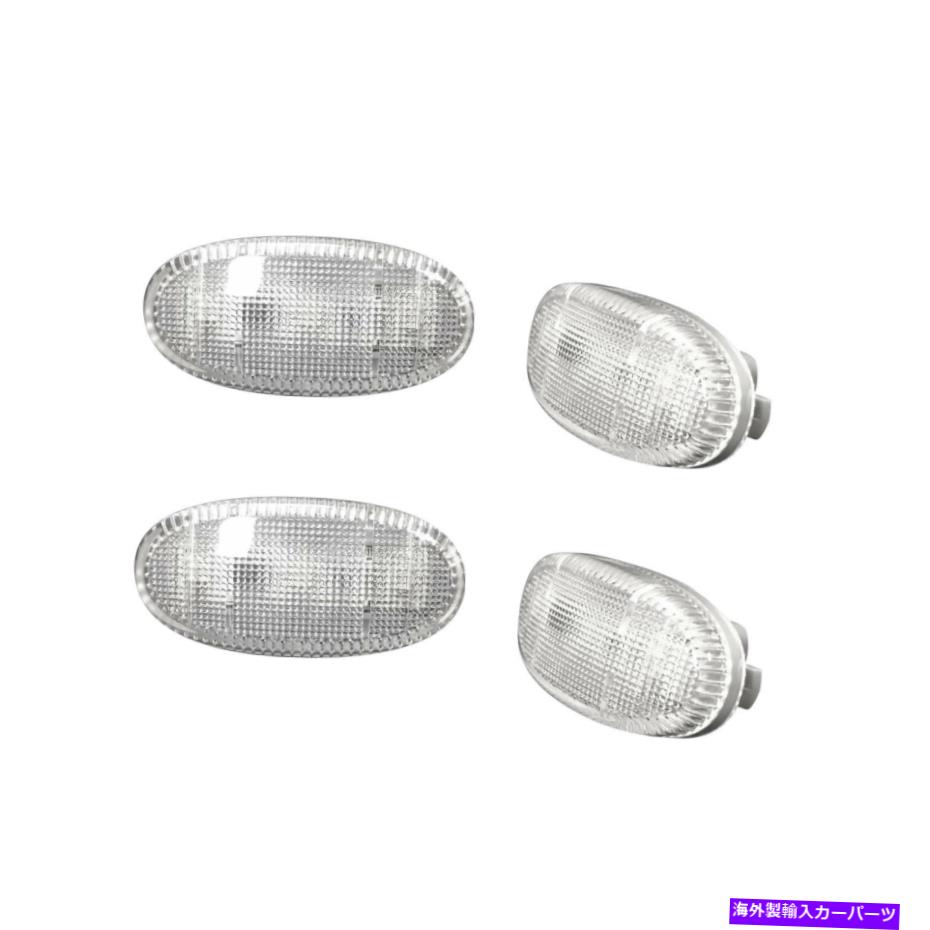 サイドマーカー Recon 264136Cl 11-17 F-250/350/450/550/650のChrome LEDサイドマーカーライト Recon 264136CL Chrome LED Side Marker Lights for 11-17 F-250/350/450/550/650【並行輸入品】
