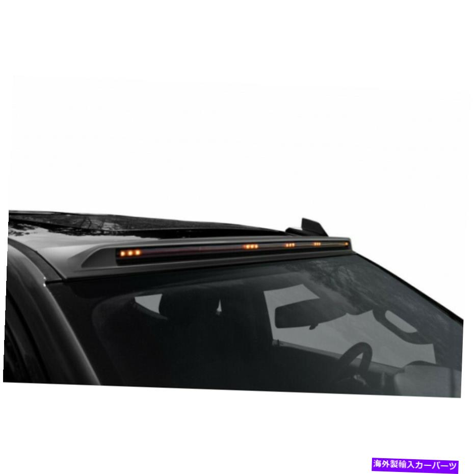 サイドマーカー Chevy Silverado 1500 2019-2020 AEROCABマーカーライトブラックのAVS AVS For Chevy Silverado 1500 2019-2020 Aerocab Marker Light Black【並行輸入品】