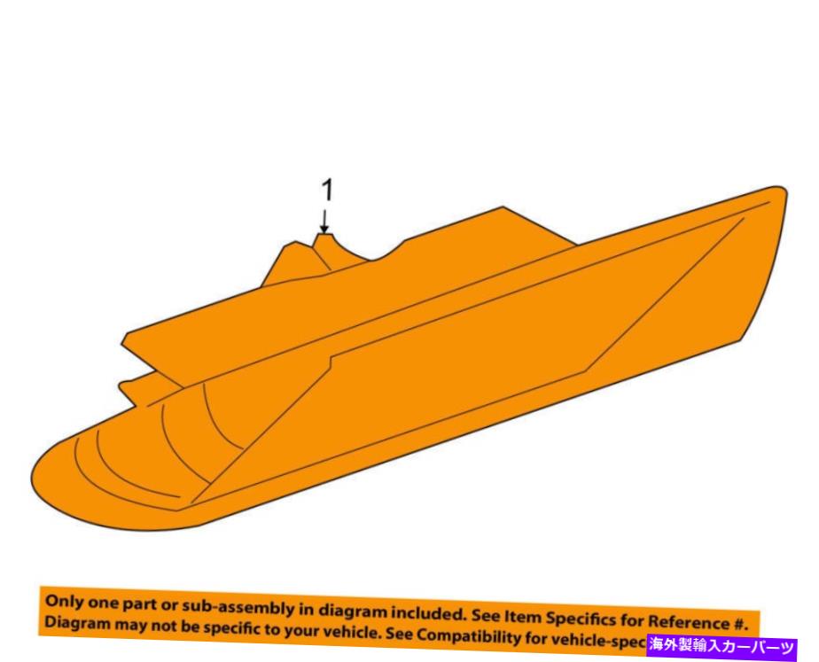 サイドマーカー 33800SEPA01 ACURA OEM 04-08 TLサイドマーカーライトランプ右 33800SEPA01 Acura OEM 04-08 TL Side Marker Light Lamp Right【並行輸入品】