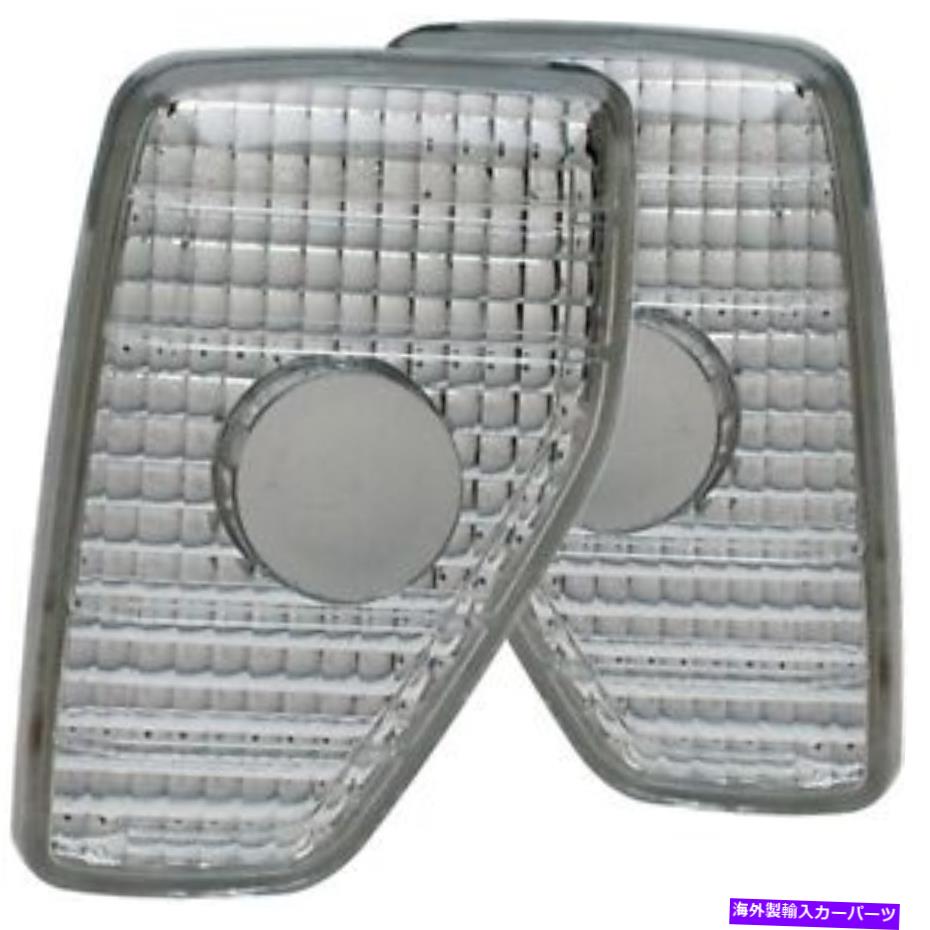 サイドマーカー ANZO 511051 2006年から2009年のハマーH3のクロムクリアレンズサイドマーカー ANZO 511051 Chrome Clear Lens Side Markers For 2006-2009 Hummer H3【並行輸入品】