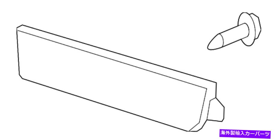 サイドマーカー 本物のGM助手席側リアサイドマーカーランプ15271117 Genuine GM Passenger Side Rear Side Marker Lamp 15271117【並行輸入品】