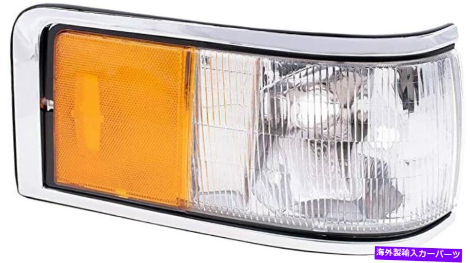 サイドマーカー ブロックサイドマーカーランプユニット1990-1994リンカーンタウンカーの助手席w/oロゴ Brock Side Marker Lamp Unit 1990-1994 Lincoln Town Car Front Passenger w/o Logo【並行輸入品】