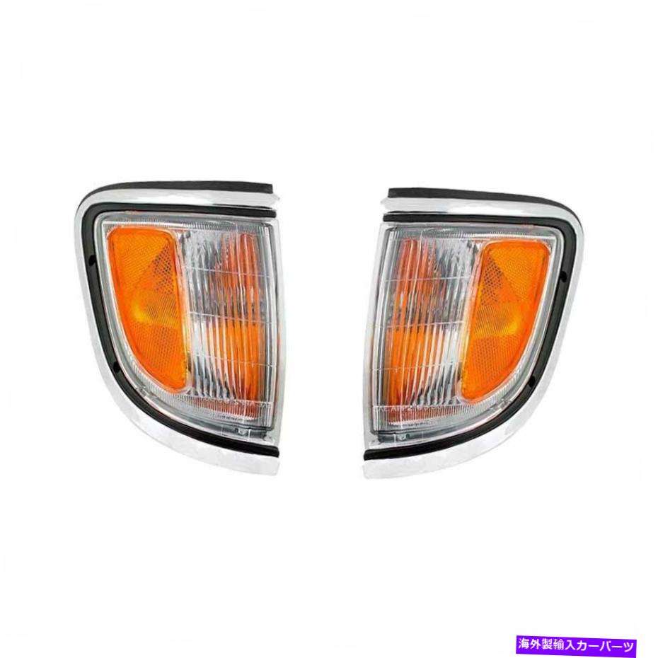 サイドマーカー サイドマーカーライトのペアはトヨタタコマ1995-96 81610-04020 TO2520142に適合します PAIR OF SIDE MARKER LIGHTS FITS TOYOTA TACOMA 1995-96 81610-04020 TO2520142【並行輸入品】