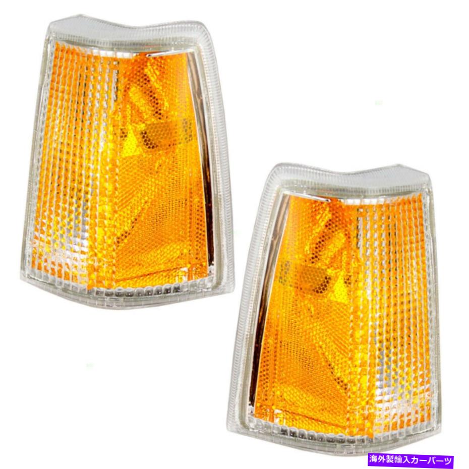 サイドマーカー サイドマーカーライトセットフィットボルボ740 760ペアコーナー信号アンバーマーカーランプ Side Marker Lights Set fits Volvo 740 760 Pair Corner Signal Amber Marker Lamps【並行輸入品】