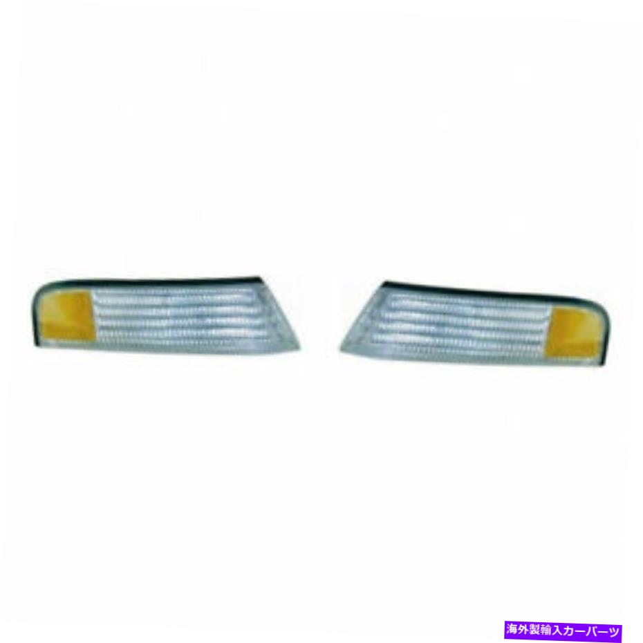 サイドマーカー シボレールミナAPVサイドマーカーライト1990-1993ペアLHとRHサイドフロントに適合 Fits Chevy Lumina APV Side Marker Light 1990-1993 Pair LH and RH Side Front【並行輸入品】