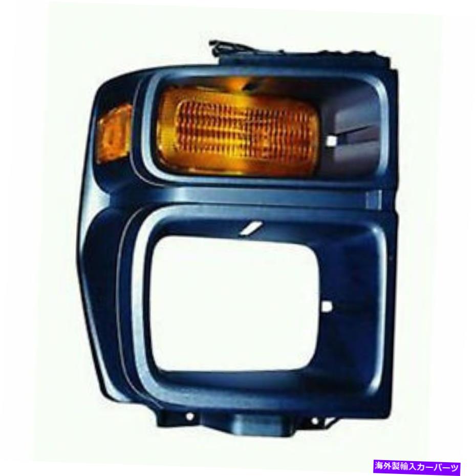 サイドマーカー 新しいフィットフォードE-150 08-19 FO2525103フロント右RHサイドパーキングライトランプレンズ New Fits Ford E-150 08-19 FO2525103 Front Right RH Side Parking Light Lamp Lens【並行輸入品】